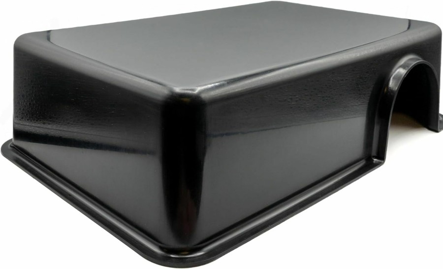 Reptiles & Amphibian Pangea | Pangea Reptile Hide Box (C- Medium), Black