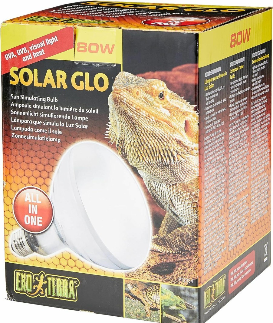 Reptiles & Amphibian Exo Terra | Exo Terra Solar Glo Sun Simulating Lamp, 80 W