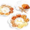 Reptiles & Amphibian U0U | U0U 3 Pcs Hermit Crab Food Bowl,Small Hermit Crab Water Dish Hermit Crab Kit,Hermit Crab Accessories Suitable For Hermit Crab,Tarantula And Snail (White)