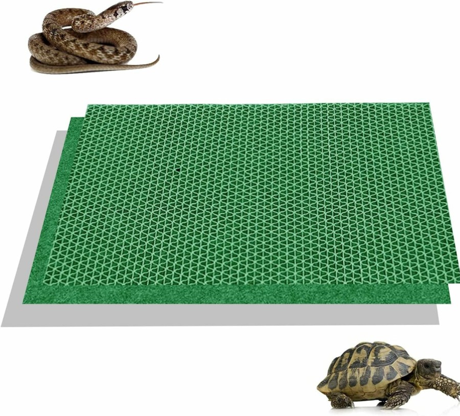 Reptiles & Amphibian BNOSDM | Bnosdm Reptile Carpet 3 In 1 Lizard Cage Mat Terrarium Mat Liner Bedding Reptile Cage Substrate For Bearded Dragon Lizard Tortoise Leopard Gecko Snake 19.7\" X 11.8\"