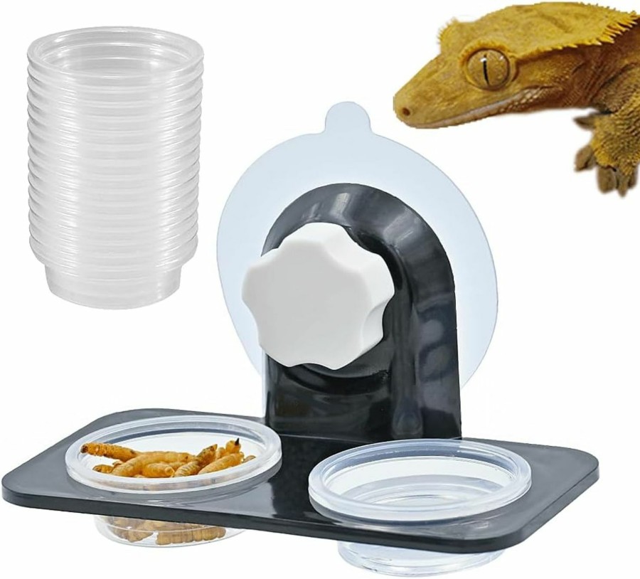 Reptiles & Amphibian MRTIOO | Mrtioo 100 Pcs 0.5Oz Crested Gecko Food And Water Feeding Cups, Reptile Feeder Bowls, For Lizard And Other Small Pet Ledge Accessories Supplies