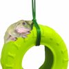 Reptiles & Amphibian JSLZF | Jslzf Tree Frog Habitat Frog Tank Accessories Terrarium Decor Frog Climbing Swing With Suction Cup Hook Green Rubber Climbing Toy For Frogs