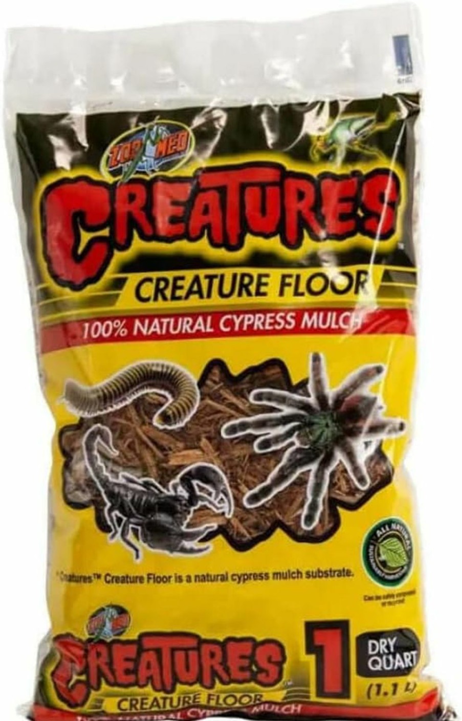 Reptiles & Amphibian Zoo Med | Zoo Med Creatures Creature Floor, 1 Quart