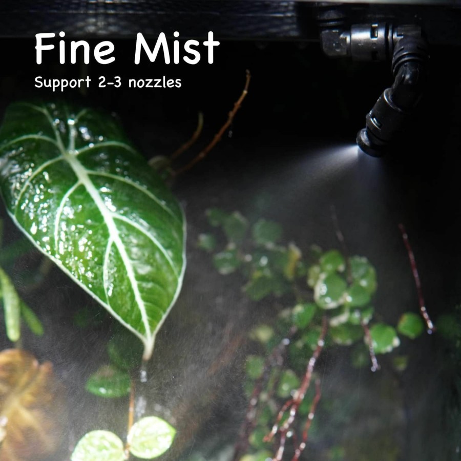 Reptiles & Amphibian ReptiKing | Reptiking Reptile Mister Humidifiers, Reptile Misting System, Automatic Mister For Chameleon Frog Gecko Indoor Plants, Terrarium Mister Humidifier