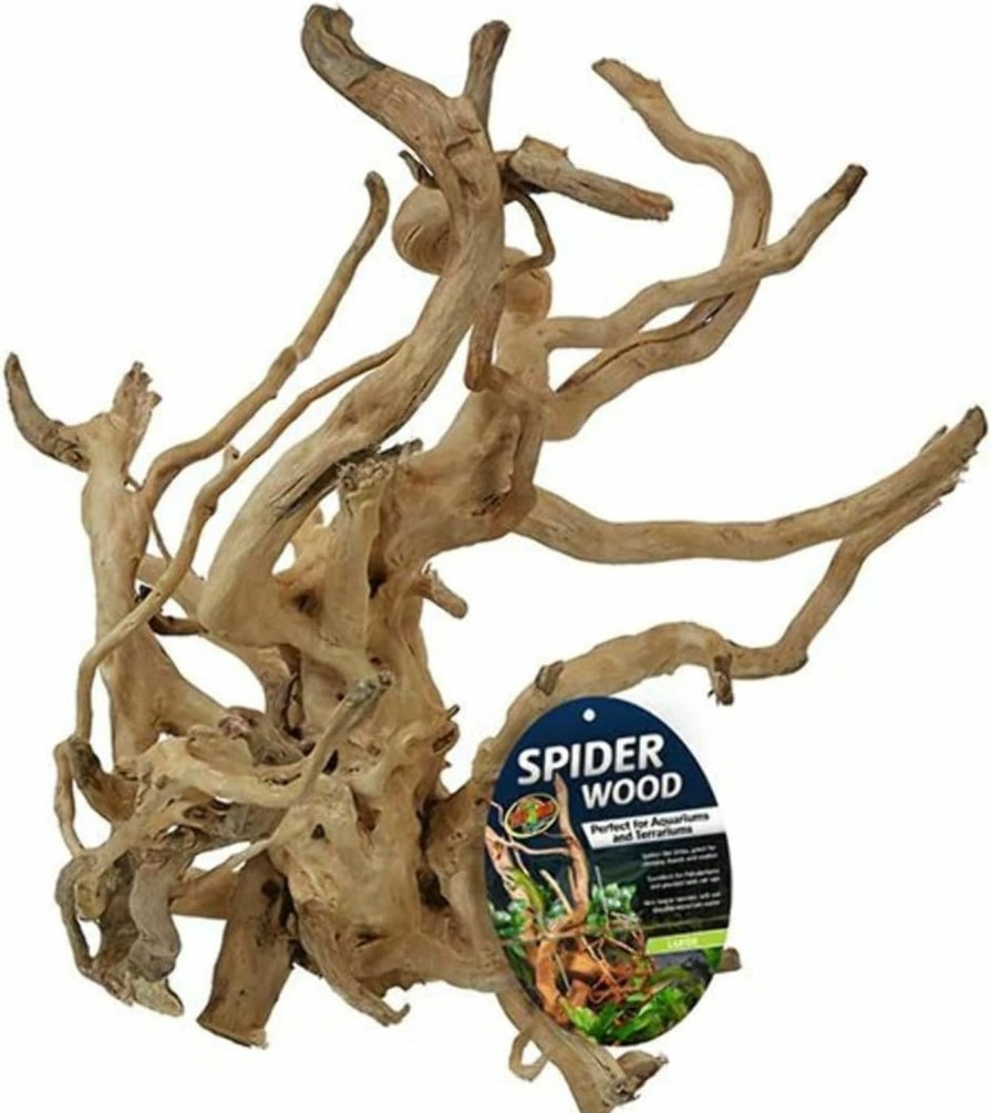 Reptiles & Amphibian Zoo Med | Zoo Med Asw-L Large 16-20Inc Spider Wood