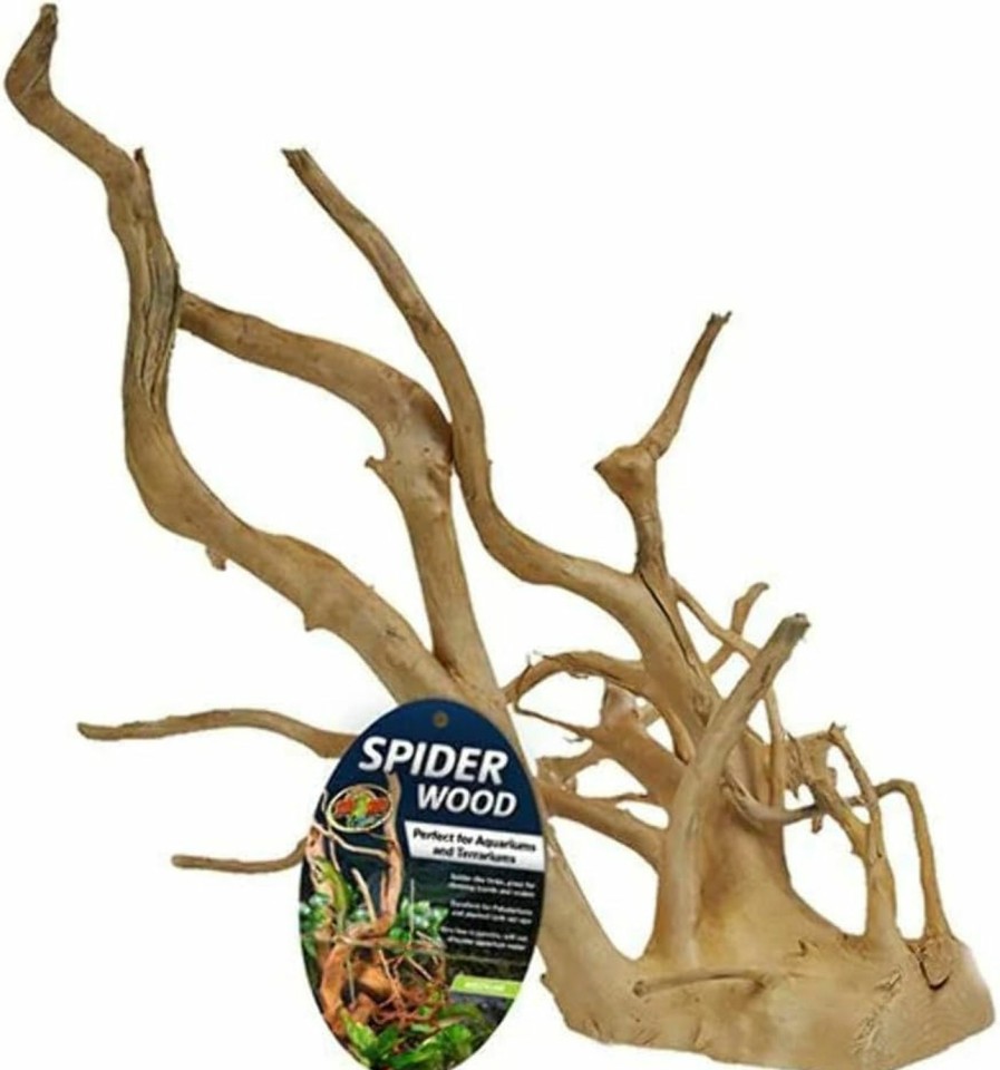 Reptiles & Amphibian Zoo Med | Zoo Med Asw-L Large 16-20Inc Spider Wood