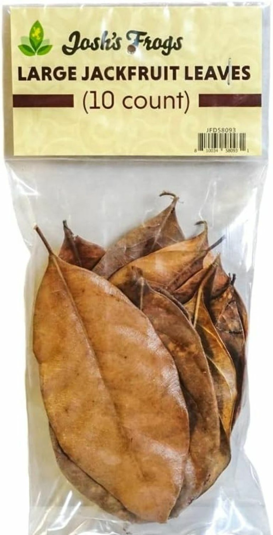 Reptiles & Amphibian Josh's Frogs | Josh'S Frogs Large Jackfruit Leaf Litter (10 Count)