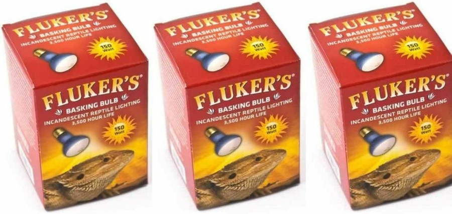 Reptiles & Amphibian Fluker's | (3 Pack) Fluker'S Basking Spotlight Bulbs For Reptiles 150 Watt