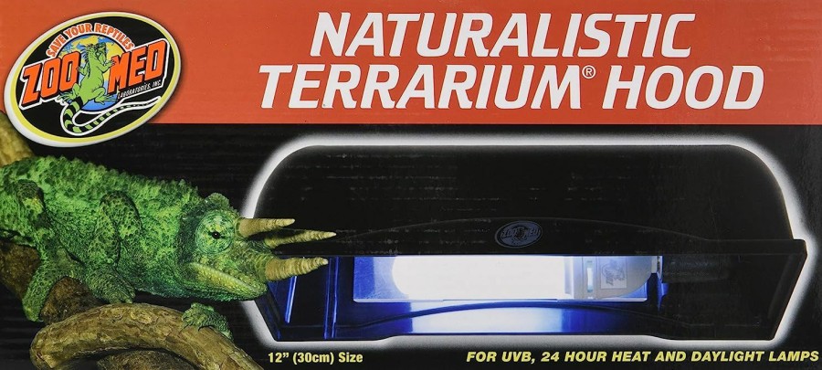 Reptiles & Amphibian Zoo Med | Zoo Med Naturalistic Terrarium Hood, 12-Inch