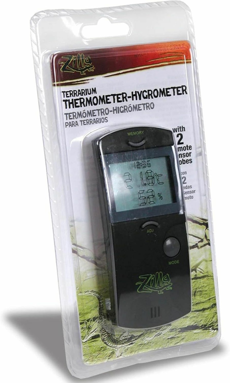 Reptiles & Amphibian Zilla | Zilla Terrarium Thermometer-Hygrometer