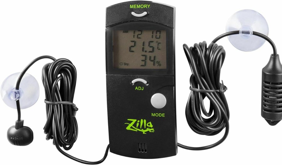 Reptiles & Amphibian Zilla | Zilla Terrarium Thermometer-Hygrometer