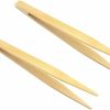 Reptiles & Amphibian balacoo | Reptisoil Wood Tools 2Pcs Practical Feeding Bearded -Static Dragon Tongs Non-Skid Frog Wooden Clip Pet For Geckos Tweezers - Fish Lizards Creative Terrarium Reptile Tank Gecko