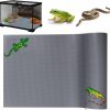 Reptiles & Amphibian KABASI | Kabasi Reptile Substrate Liner Terrarium Carpet, Bearded Dragon Tank Accessories, Non-Adhesive Reptile Carpet Reptile Flooring Mat Bedding For Leopard Gecko, Snake, Lizard, Tortoise, 17.7X39.4 Inch