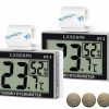 Reptiles & Amphibian LXSZRPH | Lxszrph Reptile Thermometer Hygrometer Hd Lcd Reptile Tank Digital Thermometer With Hook Temperature Humidity Meter Gauge For Reptile Tanks, Terrariums, Vivarium (2Packs)