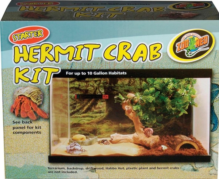 Reptiles & Amphibian Zoo Med | Zoo Med Starter Hermit Crab Starter Kit