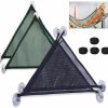 Reptiles & Amphibian Lucky Interests | Lucky Interests 4 Pcs Reptile Hammock Lounger, Lizard Hammock With Strong Suction Cup Triangle Bearded Dragon Lounger For Iguanas Geckos Lizards Anoles Snakes With 4 Reptile Food Bowl (Green, Black)