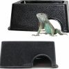 Reptiles & Amphibian Hamiledyi | Hamiledyi 2Pcs Reptile Hide Box Feel Secure And Safe Snake Hide Cave With Texture Durable Material For Lizards Geckos Spiders Frogs