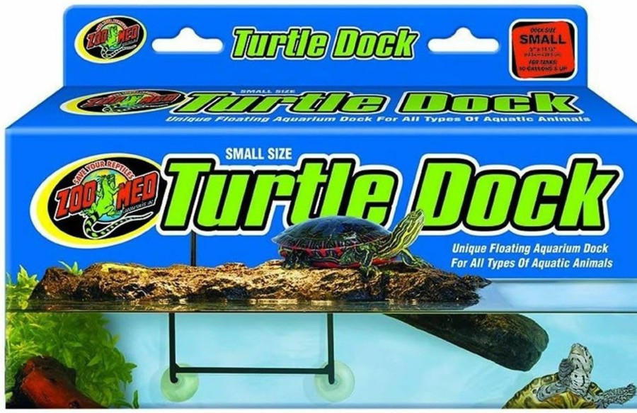 Reptiles & Amphibian Zoo Med | Zoo Med Floating Turtle Dock Small - 10 Gallon Tanks (11.25\" Long X 5\" Wide) - Pack Of 2