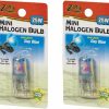 Reptiles & Amphibian Zilla | Zilla 2 Pack Of Mini Halogen Bulb, 25 Watt, Day Blue