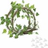 Reptiles & Amphibian Tfwadmx | Tfwadmx Reptiles Jungle Vines Bend A Branch Ivy Artificial Fake Leaves Habitat Ornaments For Chameleons, Snakes, Lizards, Frogs