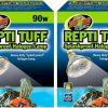 Reptiles & Amphibian Zoo Med | (2 Pack) Repti Tuff Halogen Lamp 90W